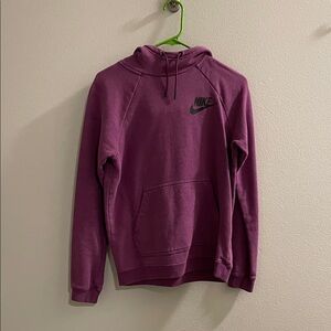 Nike Men's Purple Hoodie Sweater